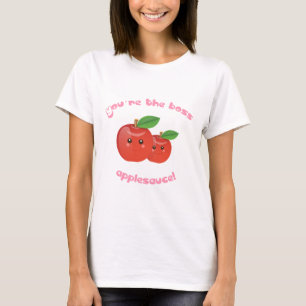 Jij bent de baas, appelmoes. t-shirt