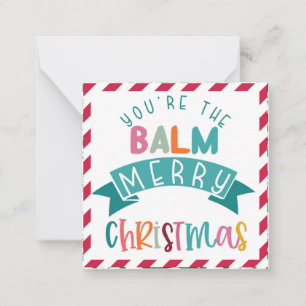 jij bent de balsem kerstcadeau notitiekaartje