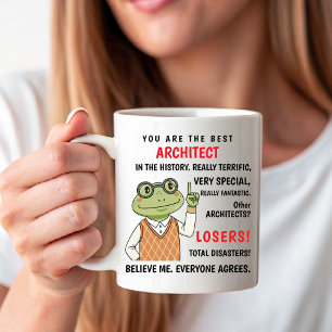 Jij bent de beste architect. Andere verliezers gra Koffiemok