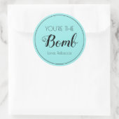 Jij bent de Bom Badbom Sticker Cadeaubijlage (Tas)
