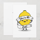 Jij bent de citroen op maat kaart (Voorkant / Achterkant)