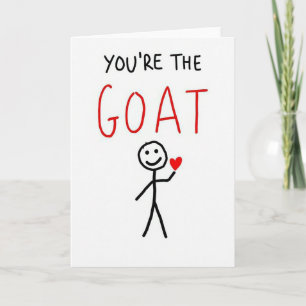 Jij Bent De Geit Liefdeskaart Kaart