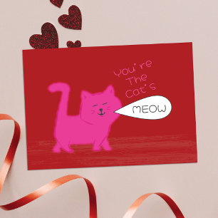 Jij bent de kat van de bovenste plank mini kinder  notitiekaartje