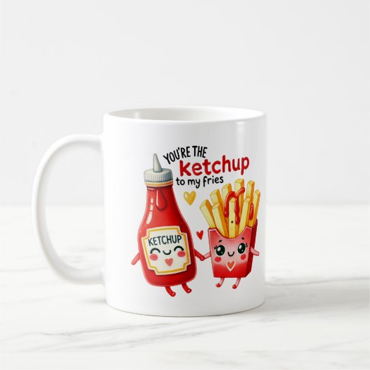 Jij bent de ketchup van mijn friet – Mok (Links)