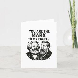 Jij bent de Marx voor mijn Engels Valentijnskaart Feestdagen Kaart