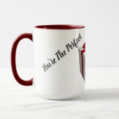 Jij bent de perfecte cadeau voor mij Twee Tinten K Mok (Links)