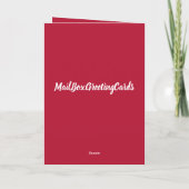 Jij bent de perfecte cadeau voor mij Wenskaart Kaart (Achterkant)