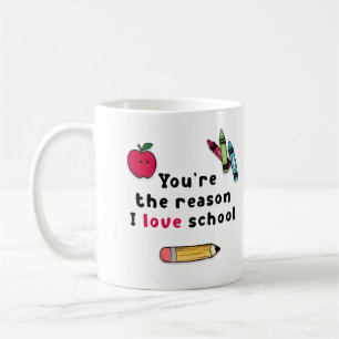 Jij Bent de Reden dat ik van School Houd Docenten Koffiemok