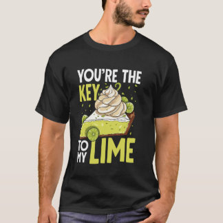 Jij bent de Sleutel tot Mijn Limoen Key Lime Pie T-shirt