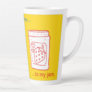 Jij bent de SunFun Butter tegen mijn jam. Latte Mok