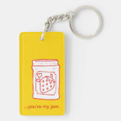 Jij bent de SunFun Butter tegen mijn jam. Sleutelhanger (achterkant)