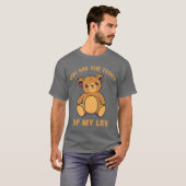 Jij bent de teddy van mijn leven Funny Cute Teddy T-shirt (Voorkant volledig)