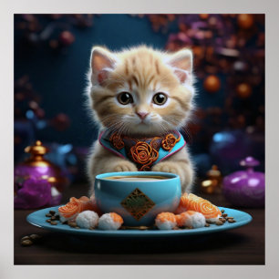 Jij bent de tonijn voor mijn sushi" - Kitten Love Poster