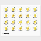 Jij bent de Zest Funny Lemon Pun Ronde Sticker (Vel)