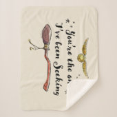 Jij bent degene die ik zocht sherpa deken (Voorkant)