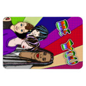 Jij bent | Diverse mensen | Pop Art Magneet (Horizontaal)