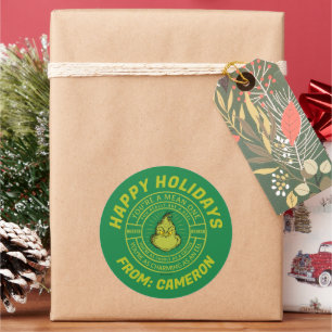 Jij bent een akelig iemand, meneer Grinch Pretti Ronde Sticker