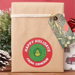 Jij bent een gemene meneer Grinch Prettig kerstf Ronde Sticker
