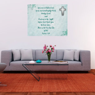 Jij Bent Een Kind van God Uitgerekt Canvasprint Canvas Afdruk