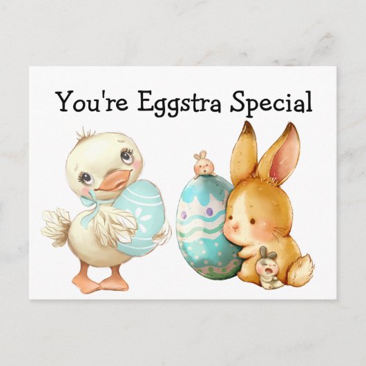 Jij bent Eggstra Special Briefkaart (Voorkant)