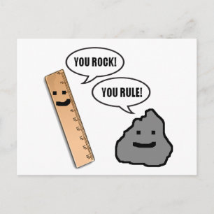 Jij bent gek, jij regel briefkaart