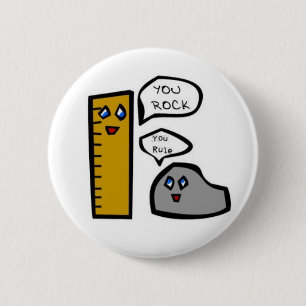 Jij bent gek, jij regel ronde button 5,7 cm