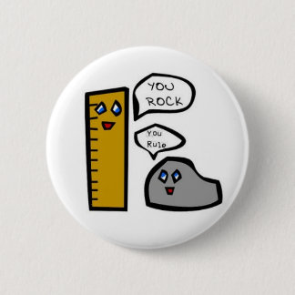 Jij bent gek, jij regel ronde button 5,7 cm
