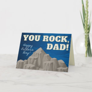 Jij bent gek, pa. Happy Vaderdag Card Kaart