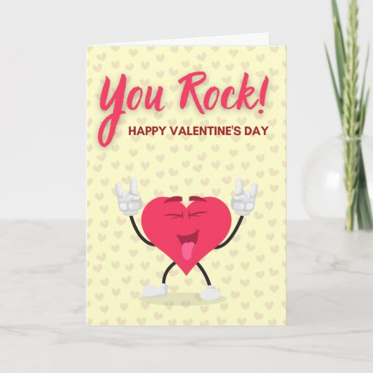 Jij bent geweldig! Grappige Valentijnkaart Kaart (Voorkant)