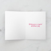 Jij bent geweldig! Grappige Valentijnkaart Kaart (Binnen)
