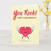 Jij bent geweldig! Grappige Valentijnkaart Kaart (Gele Bloem)