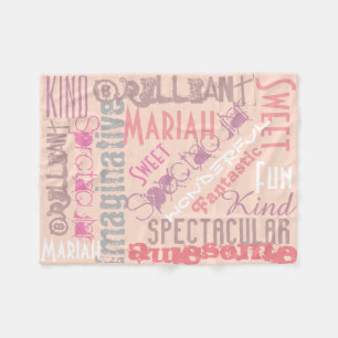 Jij Bent Geweldige Gepersonaliseerde Namen Woorden Fleece Deken