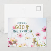 Jij bent Gods Masterstuk Briefkaart (Voorkant / Achterkant)