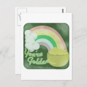 Jij bent goud! stijl briefkaart (Voorkant / Achterkant)