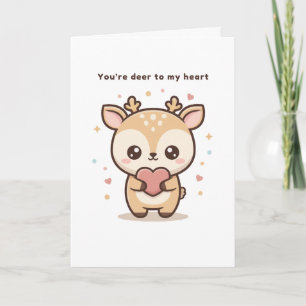 Jij Bent Hert Voor Mijn Hart Schattige Puchi Dōshi Kaart