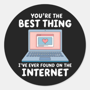 Jij Bent Het Beste Dat Ik Ooit Heb Gevonden Op Int Ronde Sticker
