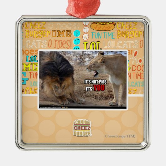 Jij bent het! metalen ornament (Voorkant)