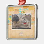 Jij bent het! metalen ornament (Links)