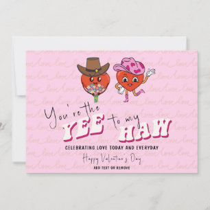 Jij bent het oog van mijn Haw Country Cowgirl West Feestdagenkaart