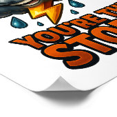 Jij bent het Storm – 3D-wanddecoratie Poster (Hoek)