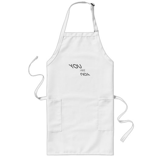 Jij bent je lange Schort (Voorkant)