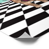 Jij bent je machtiger om meisjes Pop kunst te make Poster (Hoek)