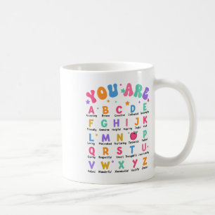 Jij Bent Letters Alfabet Leer Abcs Inspiratie Te Koffiemok