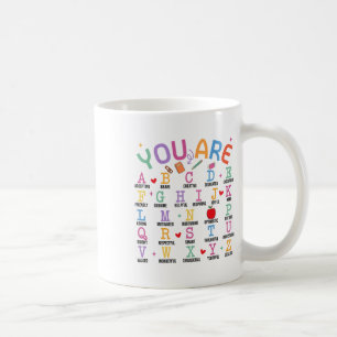 Jij Bent Letters Alfabet Leer Abcs Inspiratie Te Koffiemok
