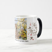 Jij bent mijn alles - gepersonaliseerde morphing-M Magische Mok (Voorkant rechts)