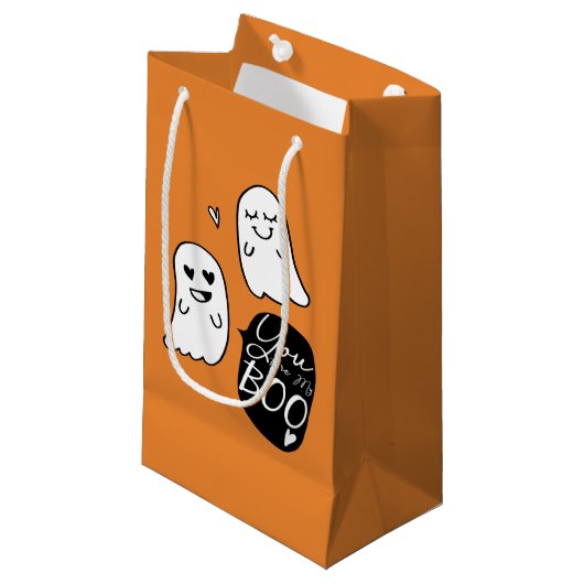 Jij bent mijn BOO! | Halloween Ghost Love Klein Cadeauzakje (Voorkant Gekanteld)