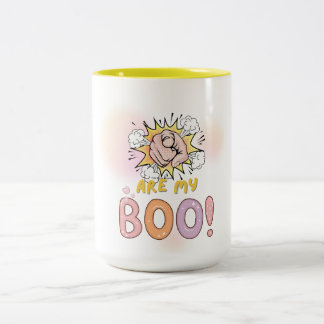 Jij Bent Mijn Boo – Schattig Geest Hallo Tweekleurige Koffiemok