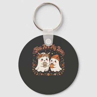 Jij Bent Mijn Boo Schattig Geesten Koppel Pompoen  Sleutelhanger