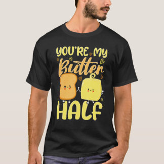 Jij bent mijn boterhelft Valentijnsdag T-shirt