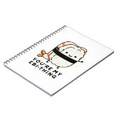 Jij Bent Mijn Ebi-Ding Funny Sushi Grappige Pun Notitieboek (Linkerzijde)